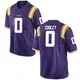 Purple Game Men's Tamarcus Cooley LSU Tigers Football College Jersey