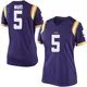 Purple Game Women's Jay Ward LSU Tigers Football College Jersey