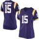 Purple Game Women's Myles Brennan LSU Tigers Football College Jersey