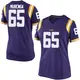 Purple Game Women's Paul Mubenga LSU Tigers Football College Jersey
