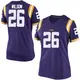 Purple Game Women's Quad Wilson LSU Tigers Football College Jersey