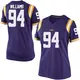 Purple Game Women's Zion Williams LSU Tigers Football College Jersey