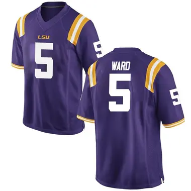 Purple Game Youth Jay Ward LSU Tigers Football College Jersey