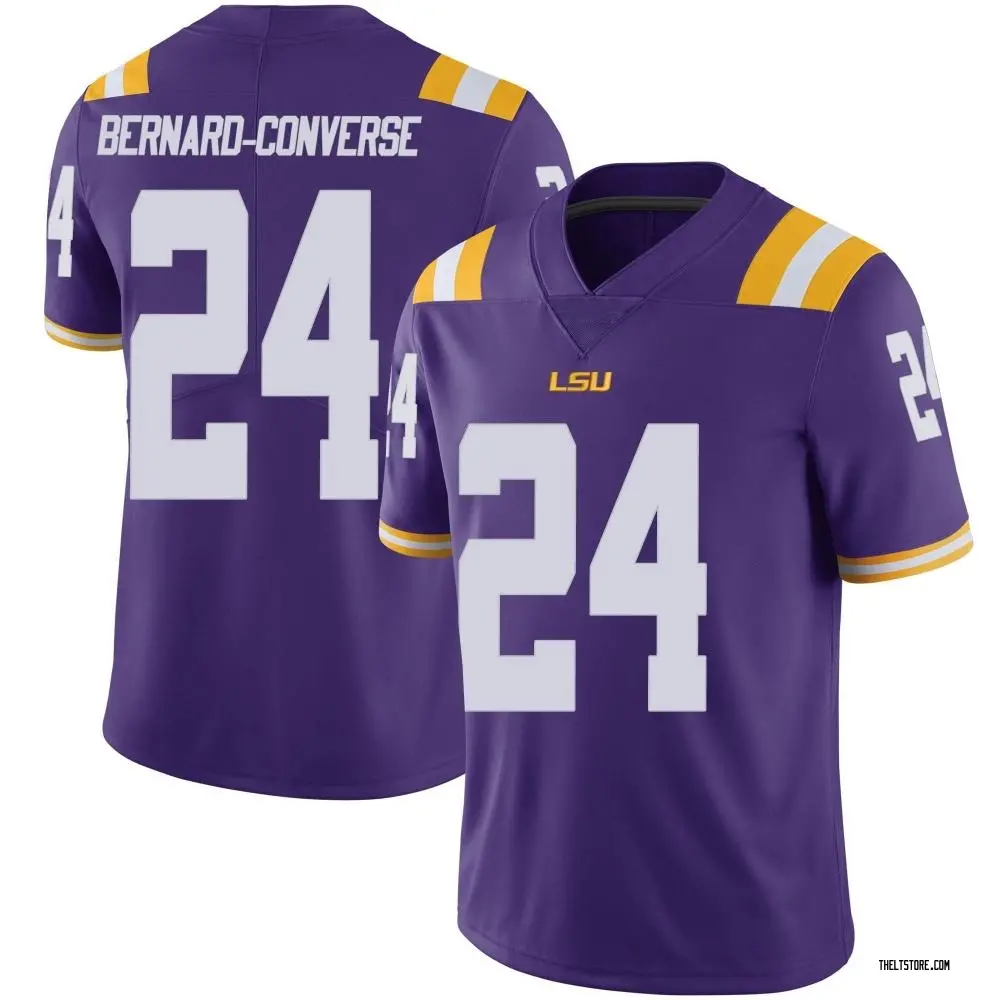 Purple Limited Men's Jarrick Bernard-Converse LSU Tigers Vapor Untouchable Football College Jersey