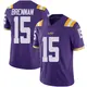 Purple Limited Men's Myles Brennan LSU Tigers Vapor Untouchable Football College Jersey