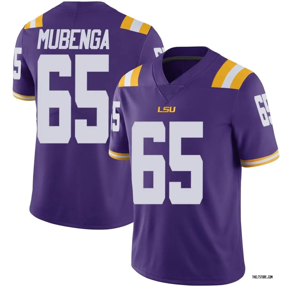 Purple Limited Men's Paul Mubenga LSU Tigers Vapor Untouchable Football College Jersey
