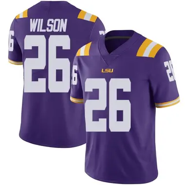 Purple Limited Men's Quad Wilson LSU Tigers Vapor Untouchable Football College Jersey