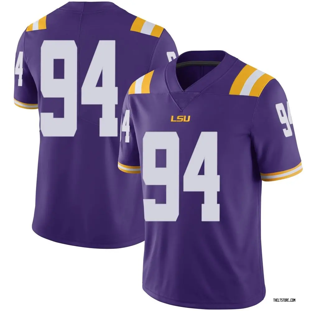 Purple Limited Men's Zion Williams LSU Tigers Football College Jersey