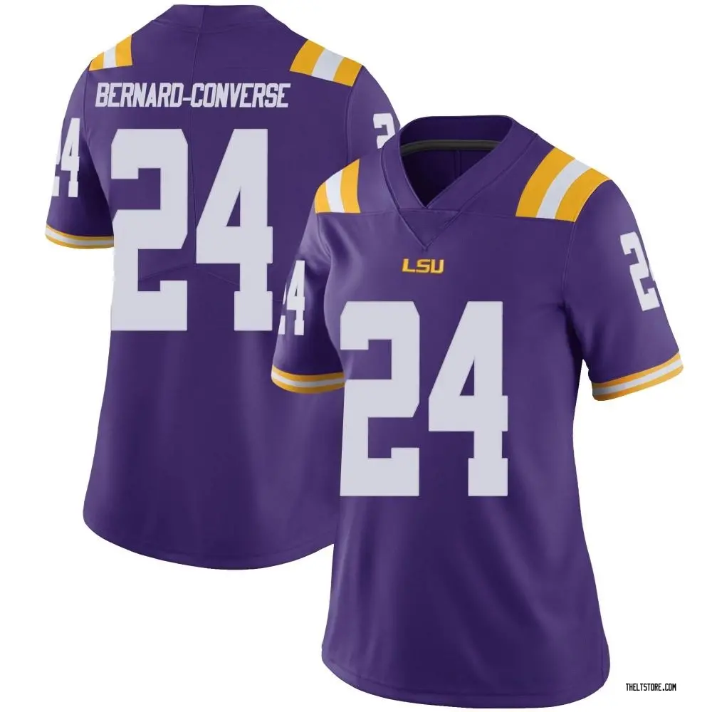 Purple Limited Women's Jarrick Bernard-Converse LSU Tigers Vapor Untouchable Football College Jersey