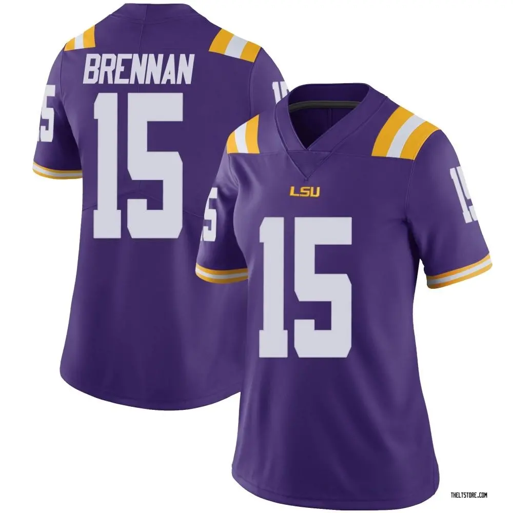 Purple Limited Women's Myles Brennan LSU Tigers Vapor Untouchable Football College Jersey