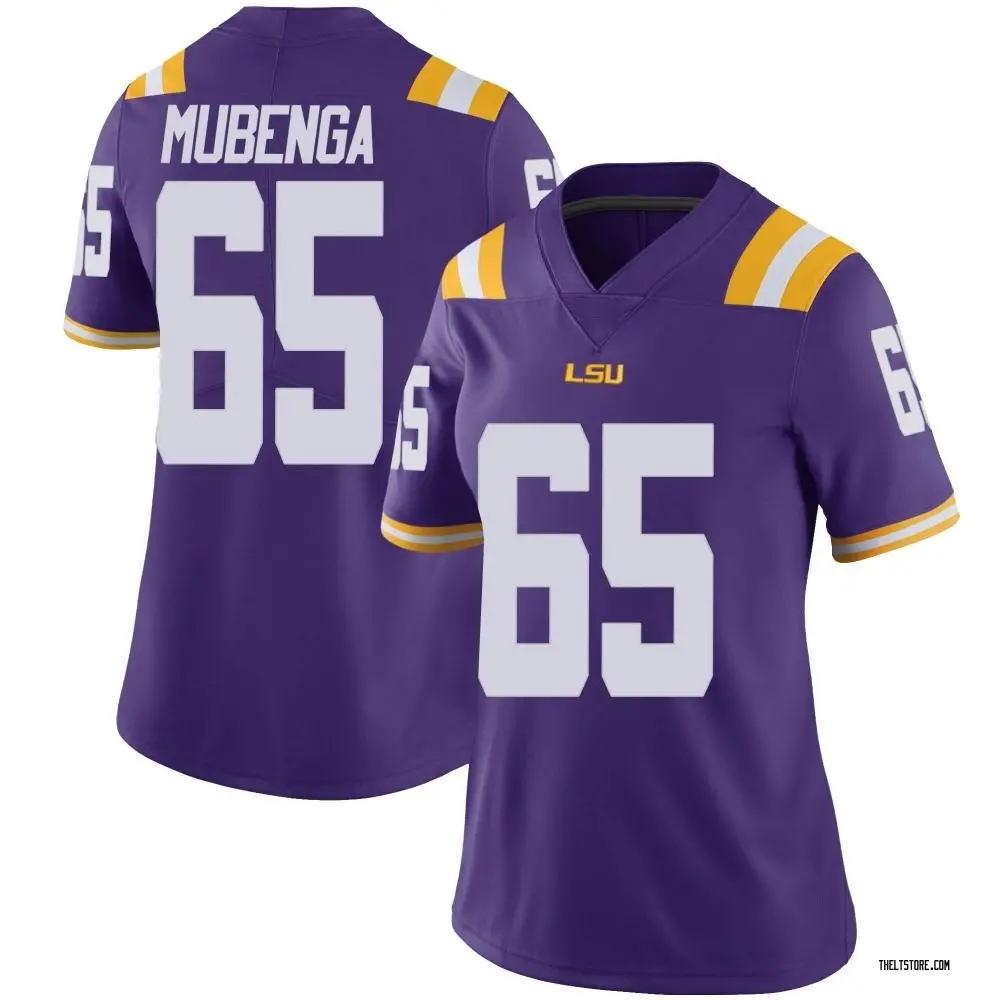 Purple Limited Women's Paul Mubenga LSU Tigers Vapor Untouchable Football College Jersey