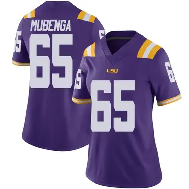 Purple Limited Women's Paul Mubenga LSU Tigers Vapor Untouchable Football College Jersey