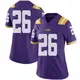 Purple Limited Women's Quad Wilson LSU Tigers Football College Jersey