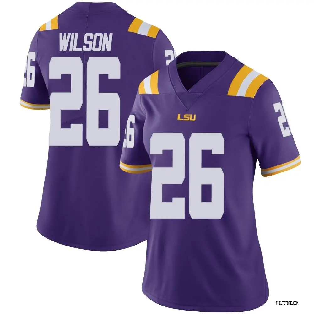 Purple Limited Women's Quad Wilson LSU Tigers Vapor Untouchable Football College Jersey