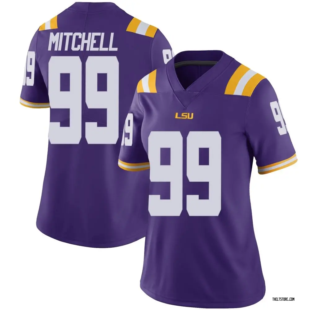 Purple Limited Women's Sydir Mitchell LSU Tigers Vapor Untouchable Football College Jersey