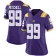 Purple Limited Women's Sydir Mitchell LSU Tigers Vapor Untouchable Football College Jersey