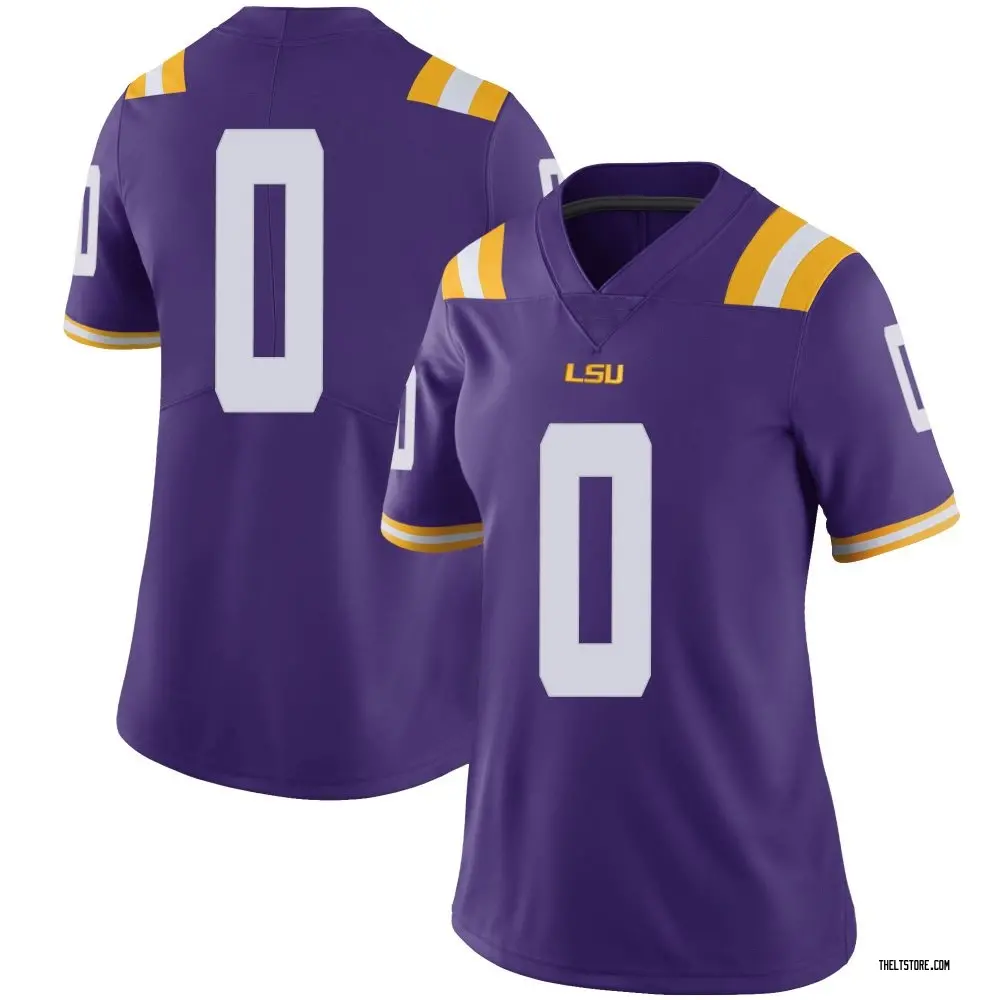 Purple Limited Women's Tamarcus Cooley LSU Tigers Football College Jersey
