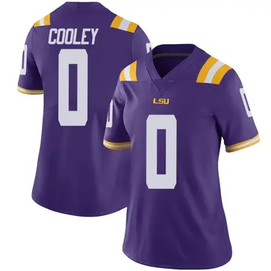 Purple Limited Women's Tamarcus Cooley LSU Tigers Vapor Untouchable Football College Jersey