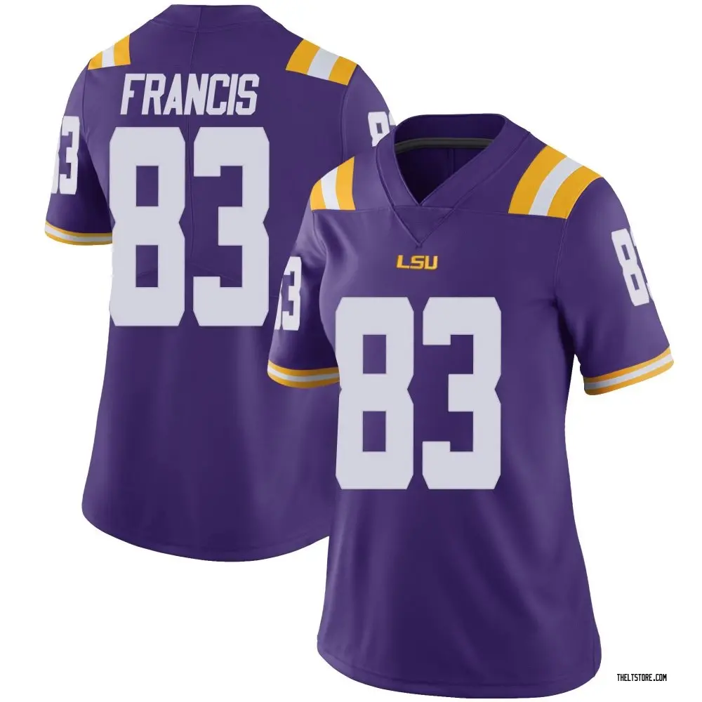 Purple Limited Women's TaRon Francis LSU Tigers Vapor Untouchable Football College Jersey