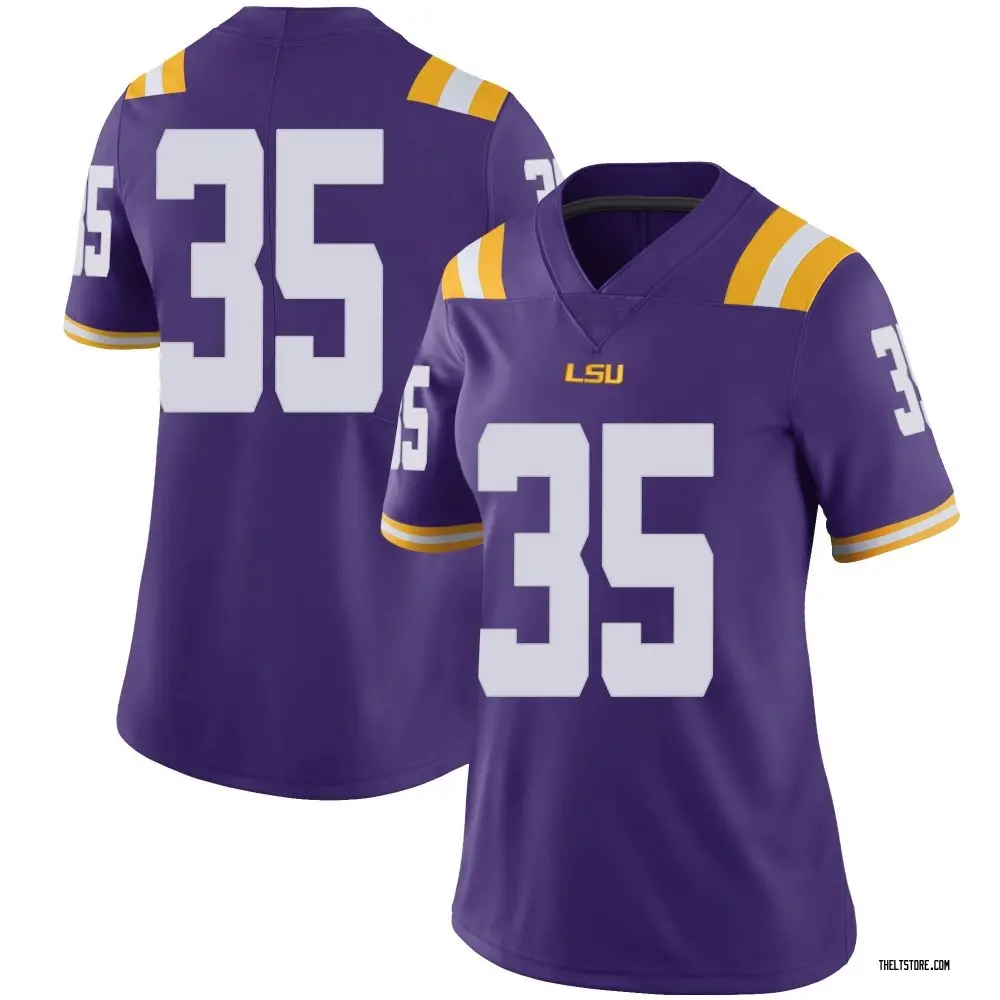 Purple Limited Women's Zach Weeks LSU Tigers Football College Jersey
