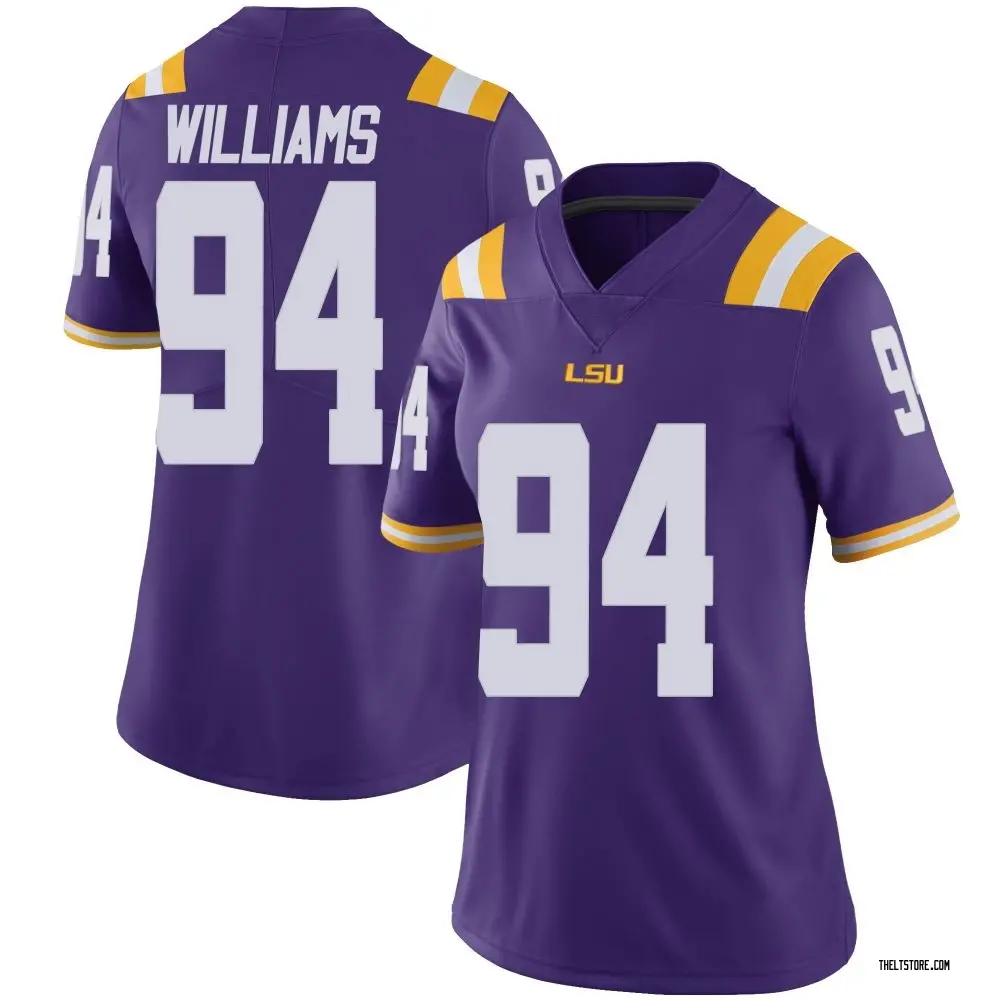 Purple Limited Women's Zion Williams LSU Tigers Vapor Untouchable Football College Jersey