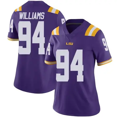 Purple Limited Women's Zion Williams LSU Tigers Vapor Untouchable Football College Jersey