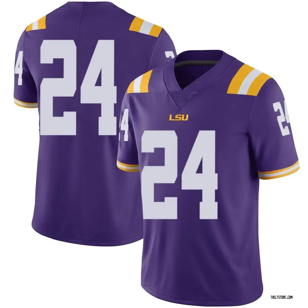 Purple Limited Youth Jarrick Bernard-Converse LSU Tigers Football College Jersey