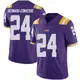 Purple Limited Youth Jarrick Bernard-Converse LSU Tigers Vapor Untouchable Football College Jersey
