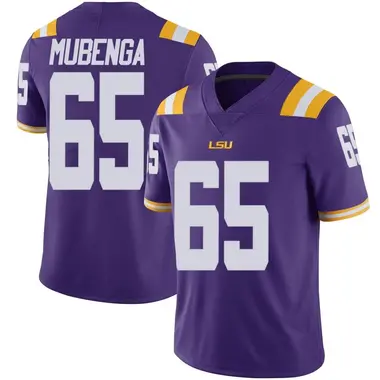 Purple Limited Youth Paul Mubenga LSU Tigers Vapor Untouchable Football College Jersey