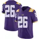 Purple Limited Youth Quad Wilson LSU Tigers Football College Jersey