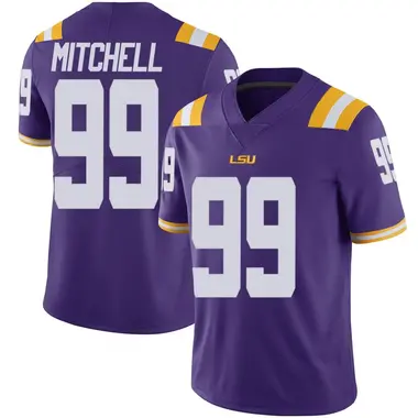 Purple Limited Youth Sydir Mitchell LSU Tigers Vapor Untouchable Football College Jersey