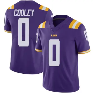 Purple Limited Youth Tamarcus Cooley LSU Tigers Vapor Untouchable Football College Jersey