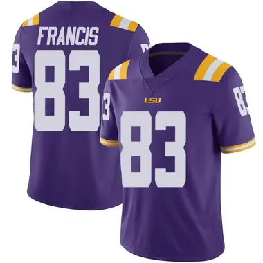 Purple Limited Youth TaRon Francis LSU Tigers Vapor Untouchable Football College Jersey
