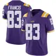 Purple Limited Youth TaRon Francis LSU Tigers Vapor Untouchable Football College Jersey