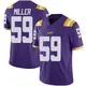 Purple Limited Youth Tyler Miller LSU Tigers Vapor Untouchable Football College Jersey