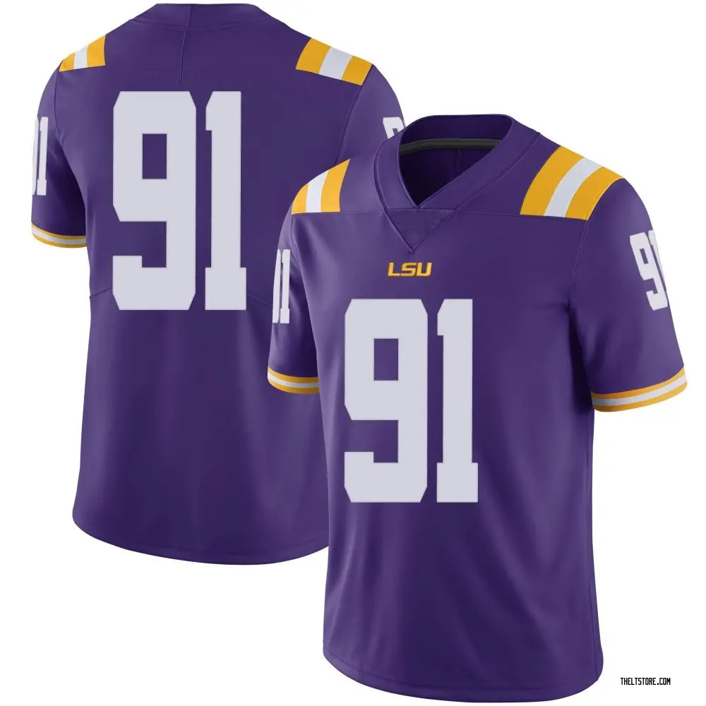 Purple Limited Youth Walter Mathis Jr. LSU Tigers Football College Jersey