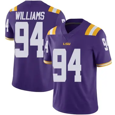 Purple Limited Youth Zion Williams LSU Tigers Vapor Untouchable Football College Jersey