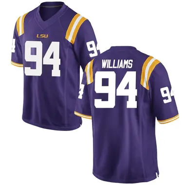 Purple Replica Men's Zion Williams LSU Tigers Football College Jersey