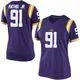 Purple Replica Women's Walter Mathis Jr. LSU Tigers Football College Jersey