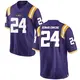 Purple Replica Youth Jarrick Bernard-Converse LSU Tigers Football College Jersey