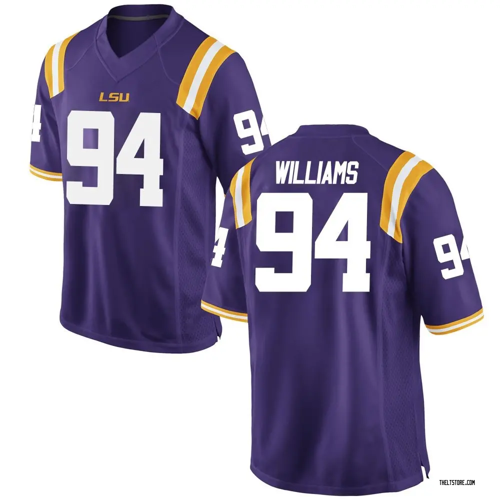 Purple Replica Youth Zion Williams LSU Tigers Football College Jersey