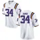 White Game Men's Damian Ramos LSU Tigers Football College Jersey