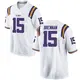 White Game Men's Myles Brennan LSU Tigers Football College Jersey