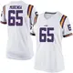 White Game Women's Paul Mubenga LSU Tigers Football College Jersey