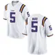 White Game Youth Jay Ward LSU Tigers Football College Jersey