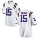 White Game Youth Myles Brennan LSU Tigers Football College Jersey