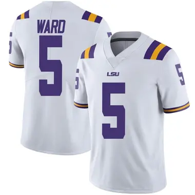 White Limited Men's Jay Ward LSU Tigers Football College Jersey