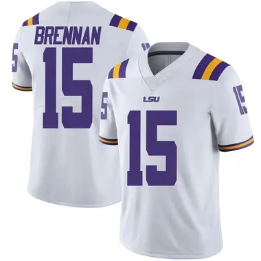 White Limited Men's Myles Brennan LSU Tigers Football College Jersey
