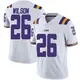 White Limited Men's Quad Wilson LSU Tigers Football College Jersey