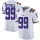 White Limited Men's Sydir Mitchell LSU Tigers Football College Jersey
